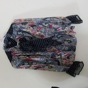 Antilia Femme Women's Print  & Polka Dot top